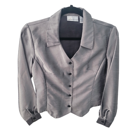 Croft & Barrow Metallic Blouse - Picture 2 of 5